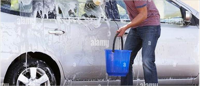 Men washing cars